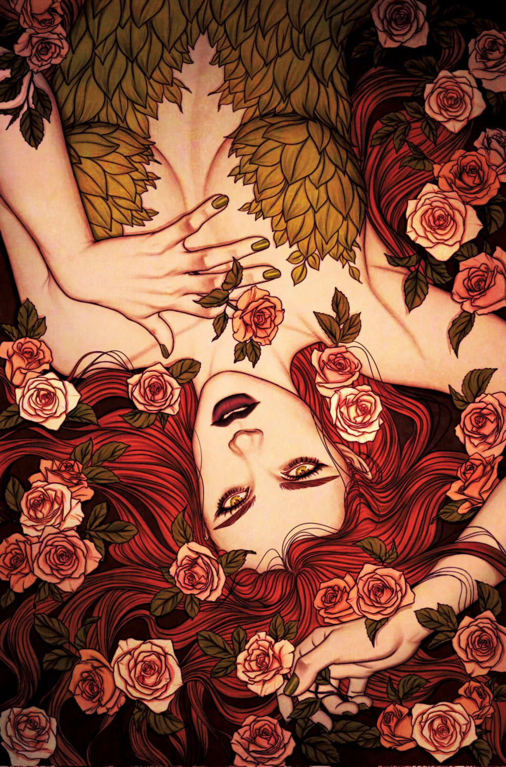 Poison Ivy #2 variant cover by Jenny Frison