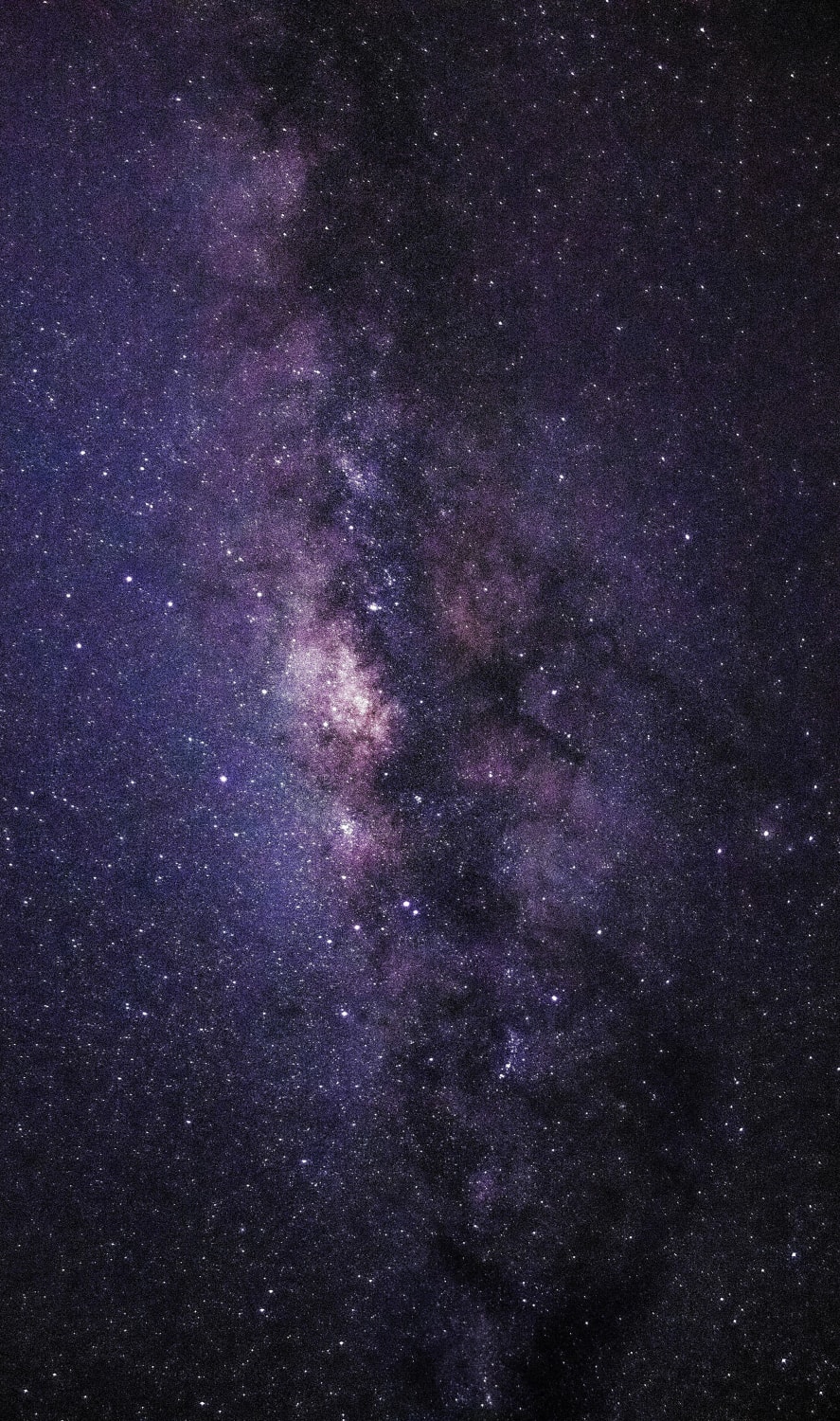 Milky way's galactic center shot on winter times, Chile