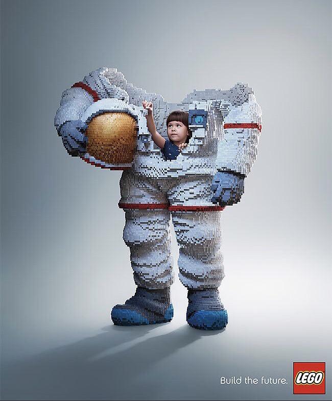 Creativity inspiring young minds... awesome LEGO ad