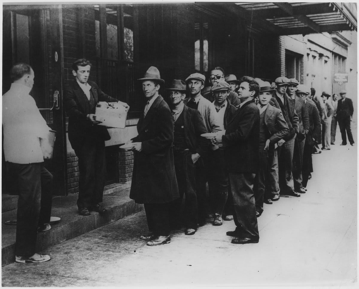 OtD 31 Aug 1931 400 people marched on the Chicago offices of the United Charities, upon hearing that families had been denied unemployment relief. The crowd grew and attempted to storm the building. Police arrived and a riot broke out. Learn more: