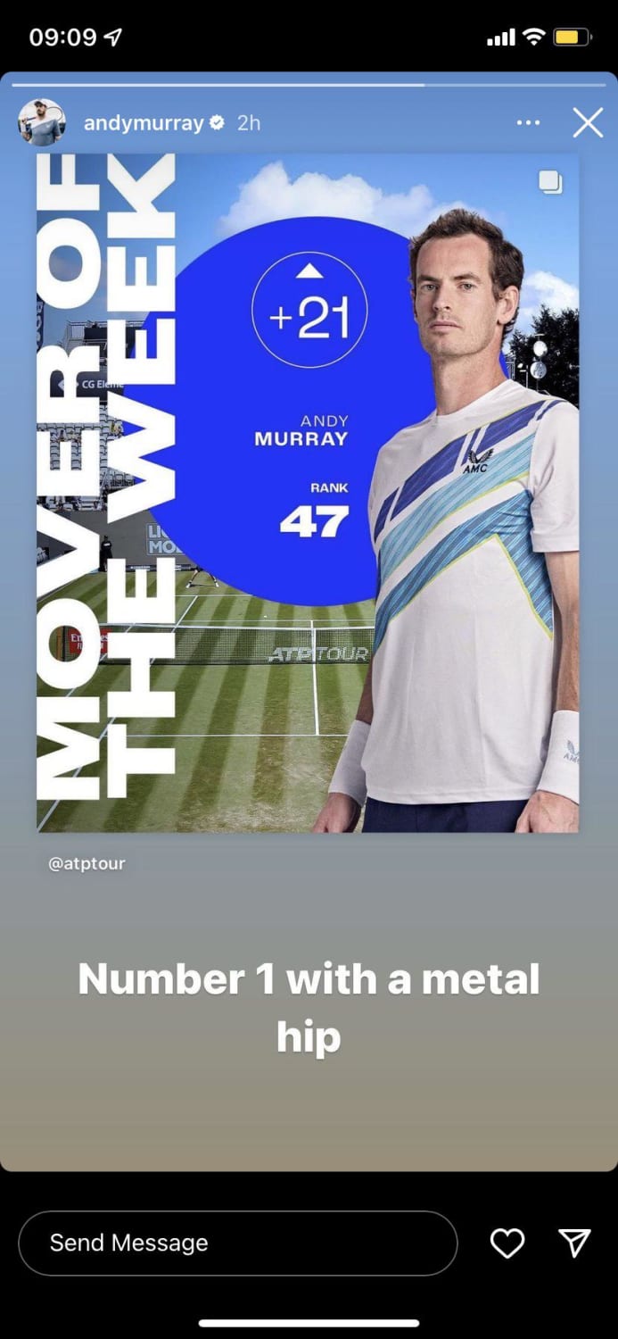 Murray up to number one!