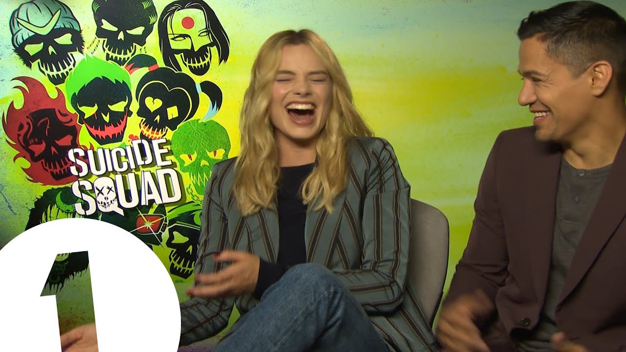 "I burnt my costume!" The Suicide Squad cast on what they stole from set and their best Joker laugh.