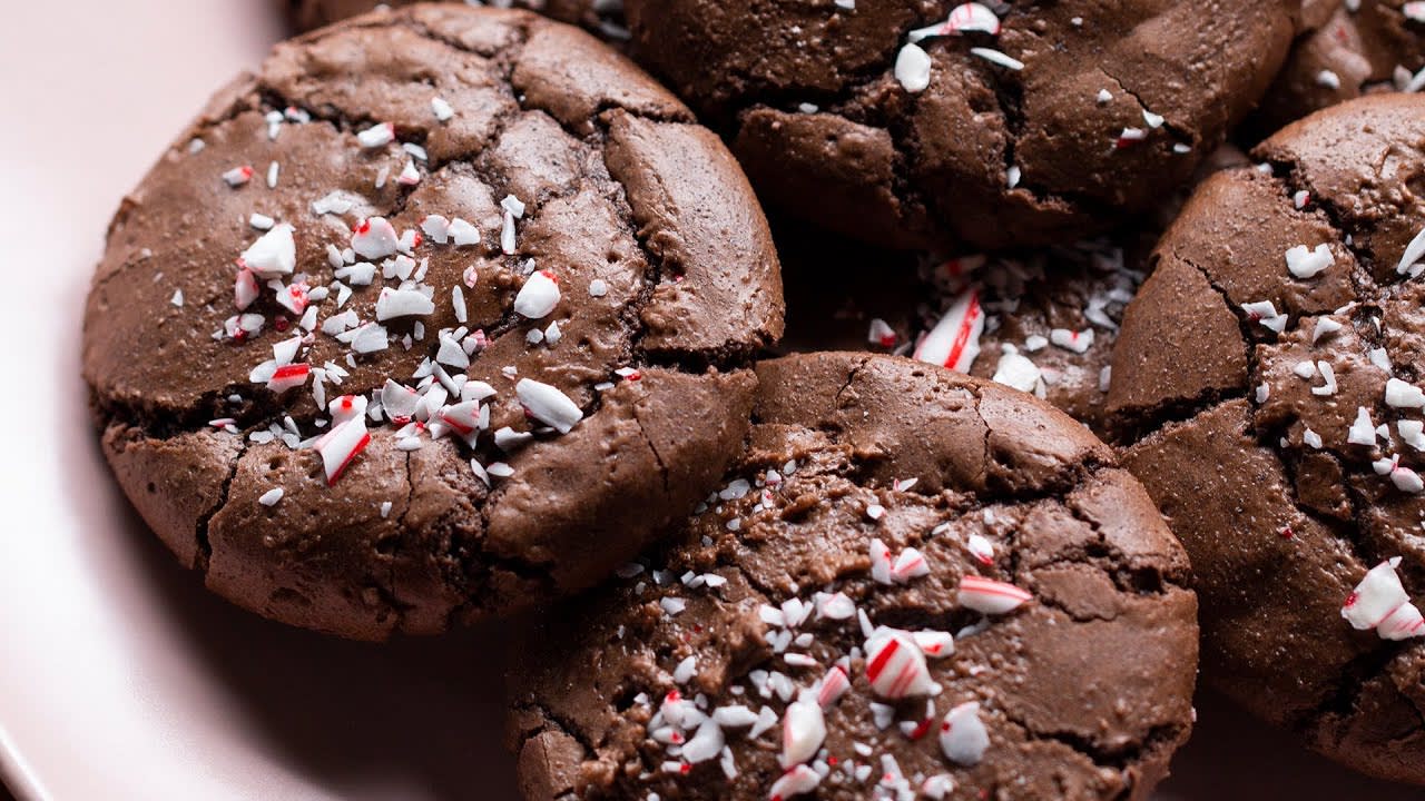 Peppermint Brownie Cookies Recipe by Jesse • Holiday Cookie Countdown • Tasty