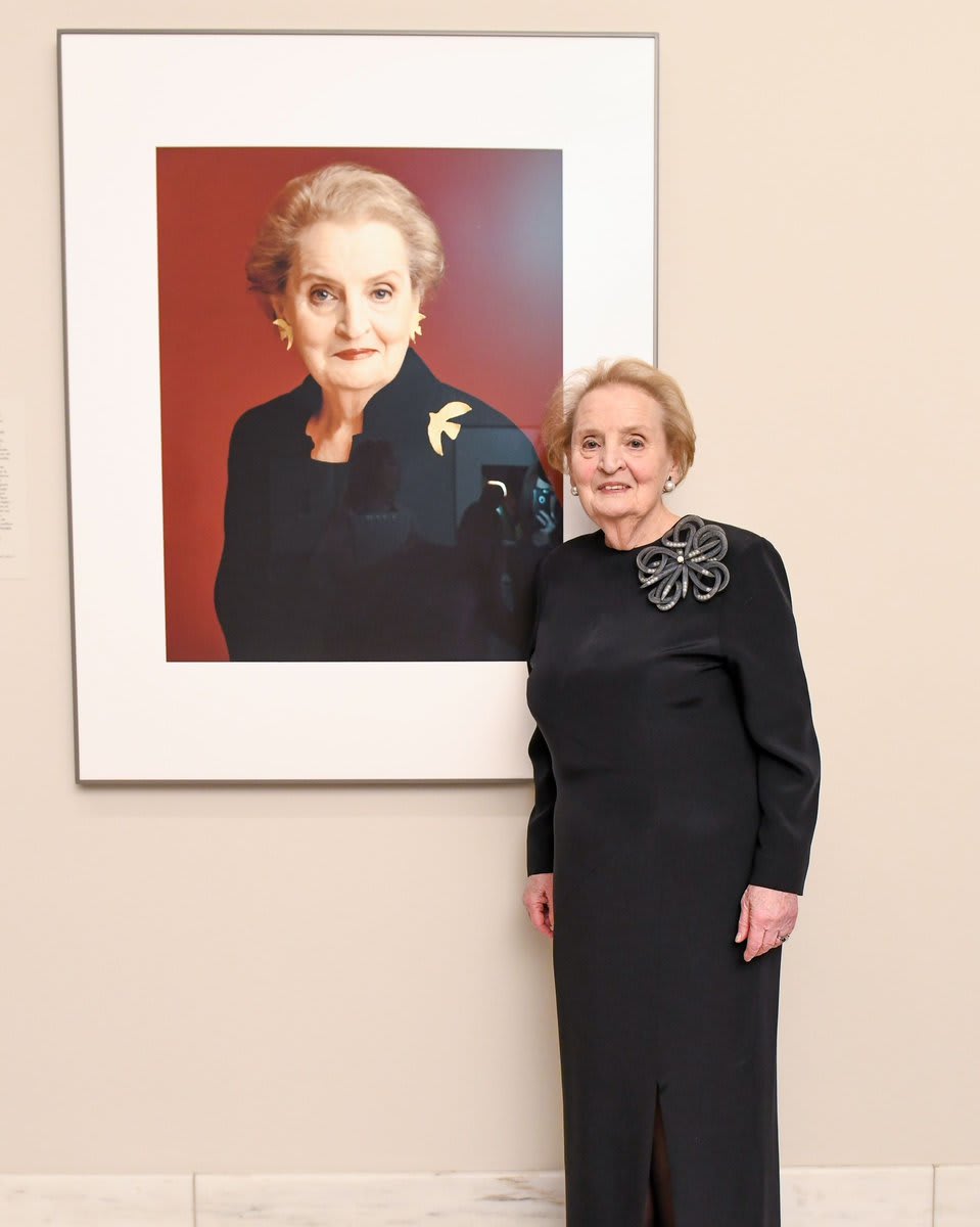 We mourn the loss of political pioneer Madeleine Albright. Born in Prague, Czechoslovakia (now Czech Republic), Albright was sworn in as the first female Secretary of State in 1997, becoming the highest-ranking woman in the history of the U.S. government. : Zach Hilty/BFA.com