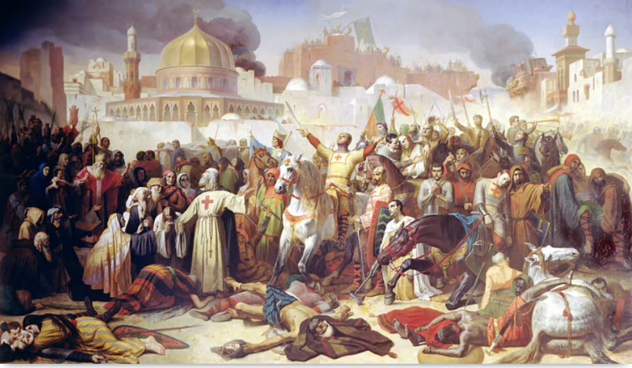 Today in history: First Crusade: Christian soldiers take the Church of the Holy Sepulchre in Jerusalem after the final assault of a difficult siege. (1099 CE) OnThisDay Read more:
