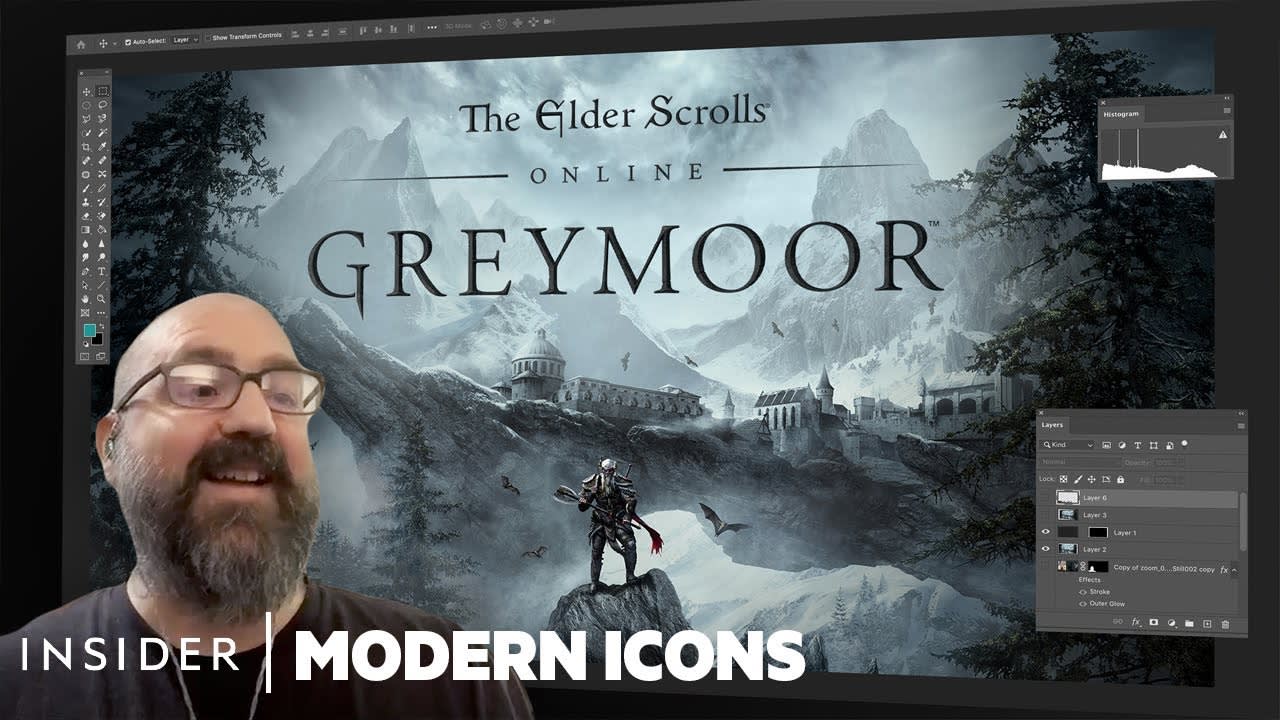 How Elder Scrolls Online Landscapes Are Drawn | Modern Icons