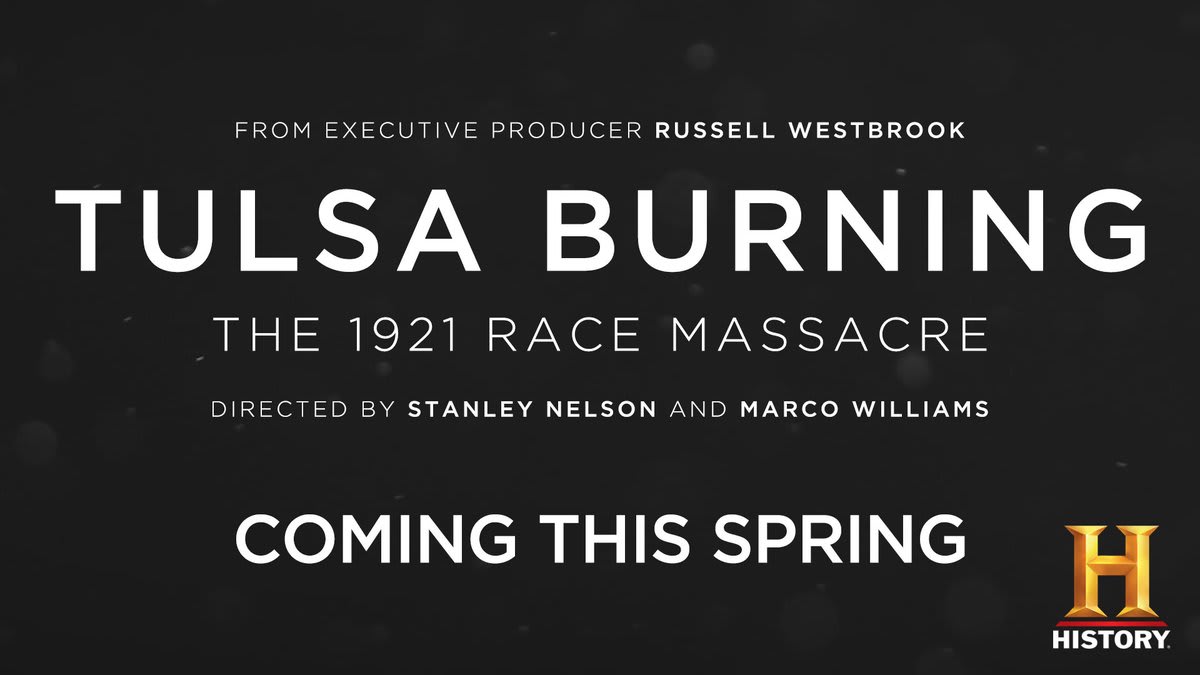 Tulsa Burning: The 1921 Race Massacre, a two-hour documentary, will explore the history of one of the worst acts of racist violence in American history and the legacy of these events in our world today. Coming this Spring on the 100th anniversary of the Tulsa Race Massacre.