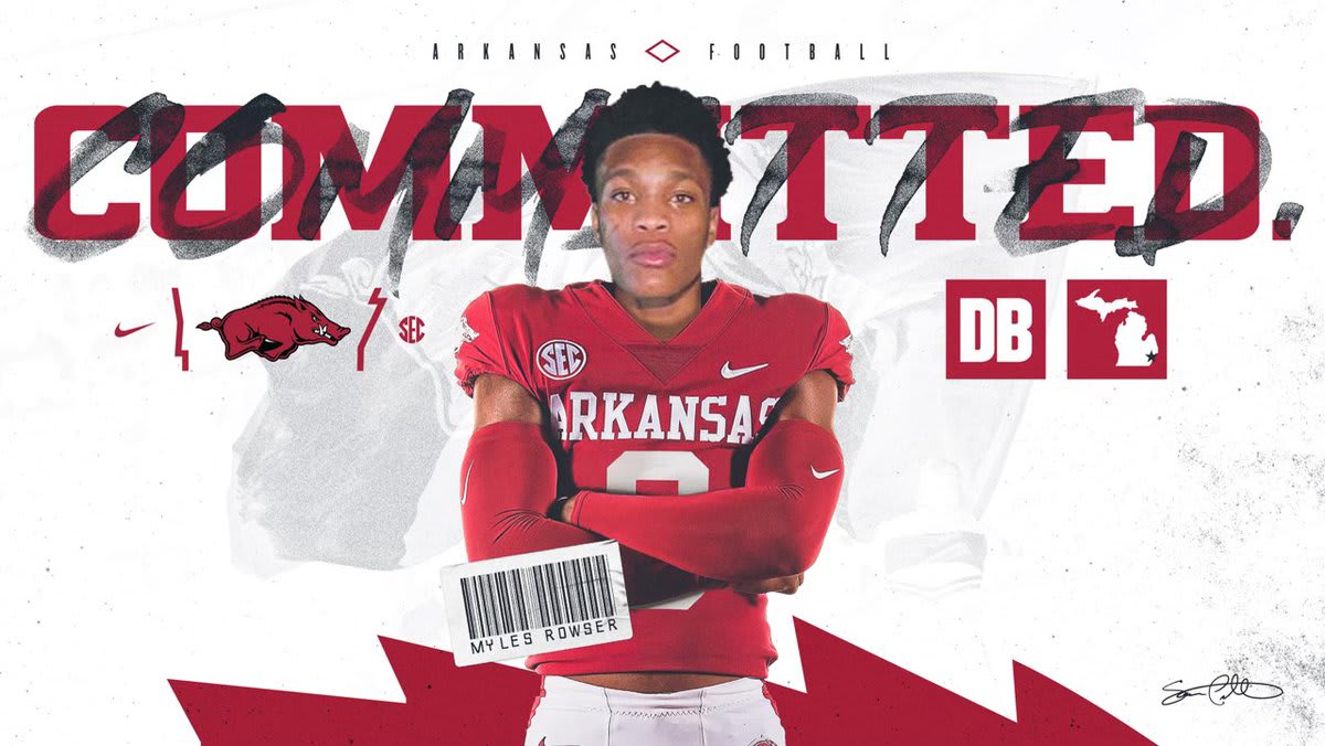 2022 4* S Myles Rowser commits to Arkansas