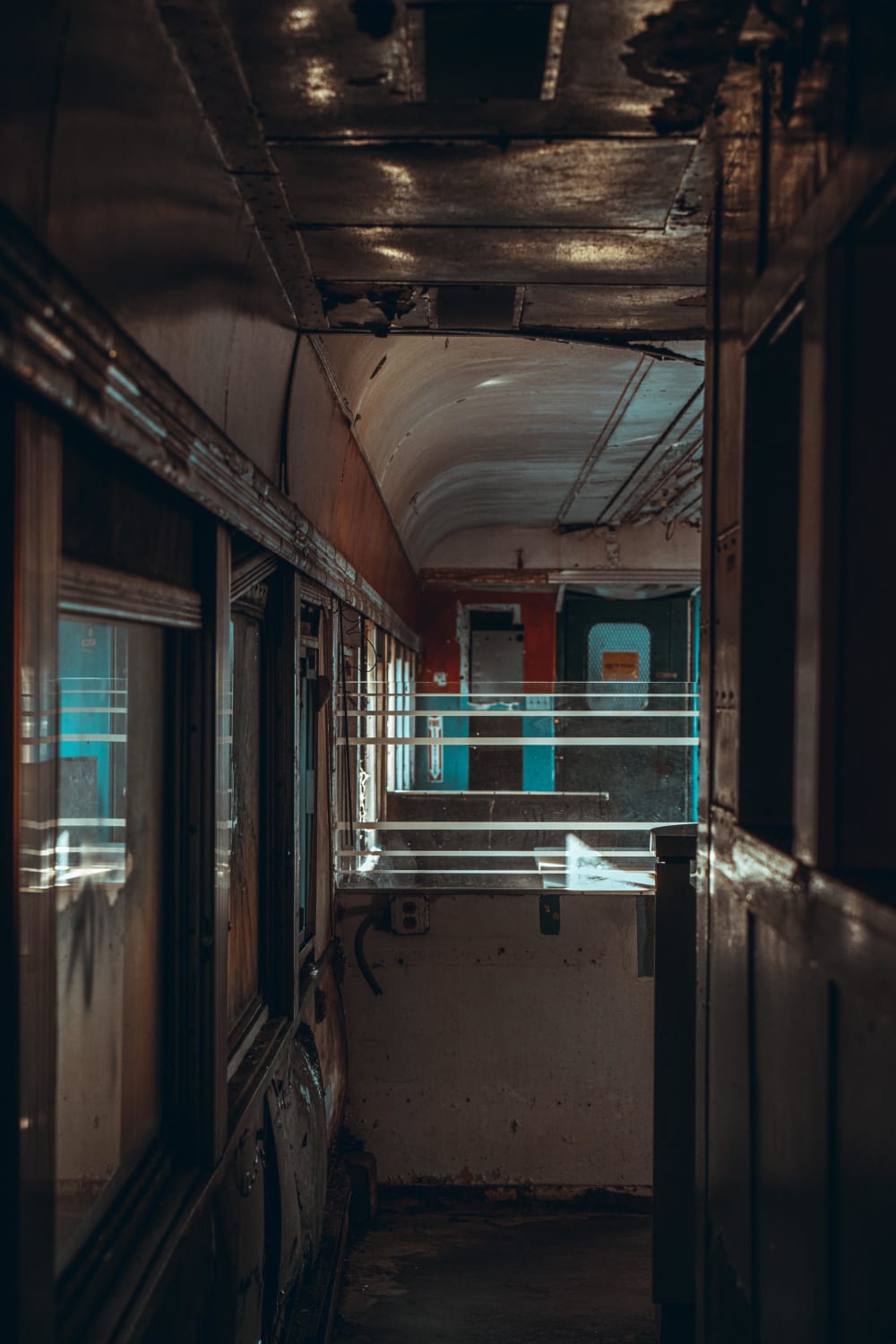 Abandoned diner train car