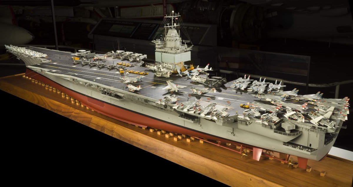 On this day in 2012, the USS Enterprise (CVN-65), the world’s first nuclear-powered aircraft carrier, made its final homecoming. We have a 1:100 scale model in our collection. Explore the 12,000 hours that went into building it: