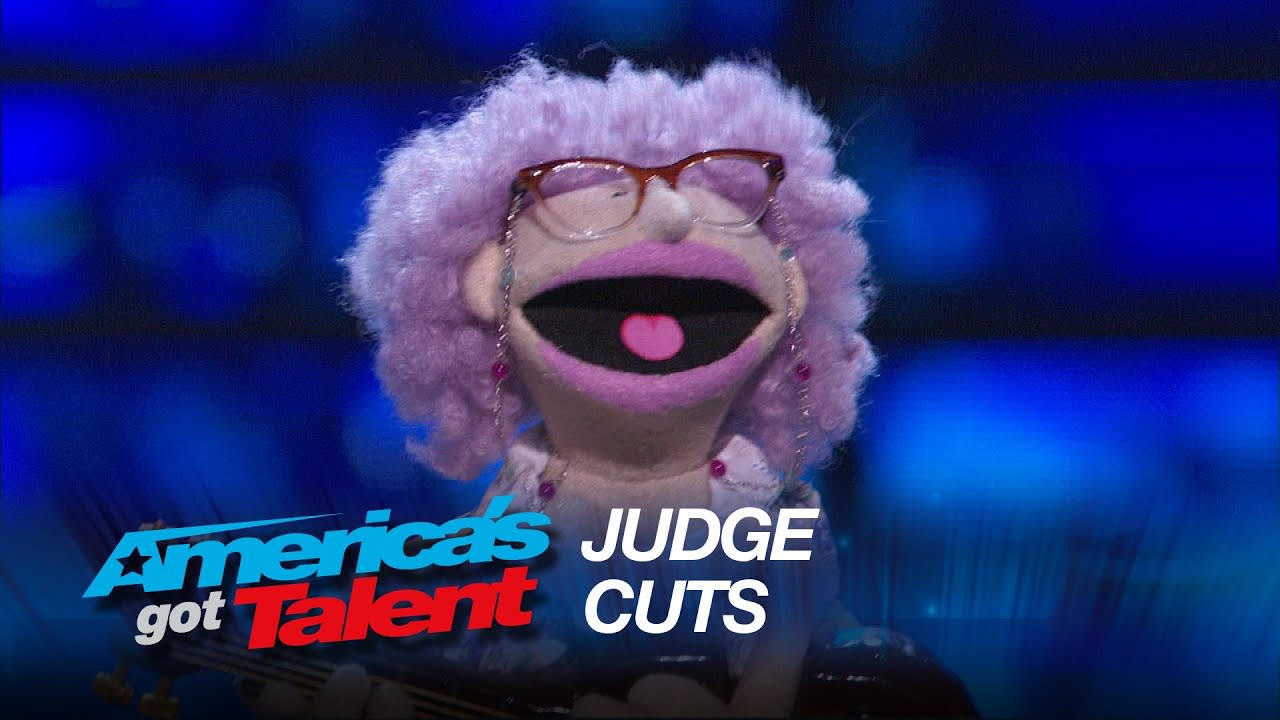 Ira: Puppet Serenades Mel B With "Let's Get It On" by Marvin Gaye - America's Got Talent 2015