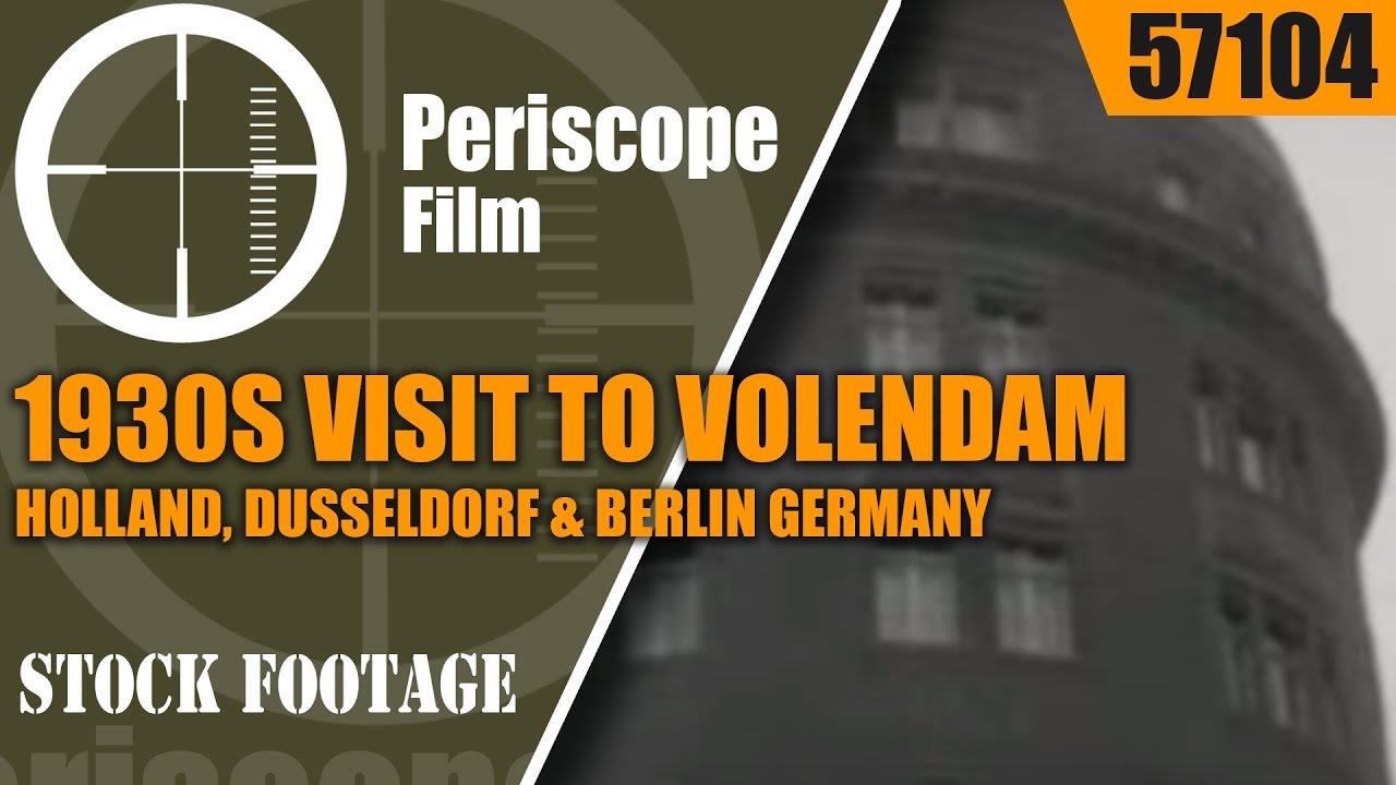 1930s VISIT TO VOLENDAM, HOLLAND, DUSSELDORF & BERLIN GERMANY, PRAGUE 1930s HOME MOVIE 57104