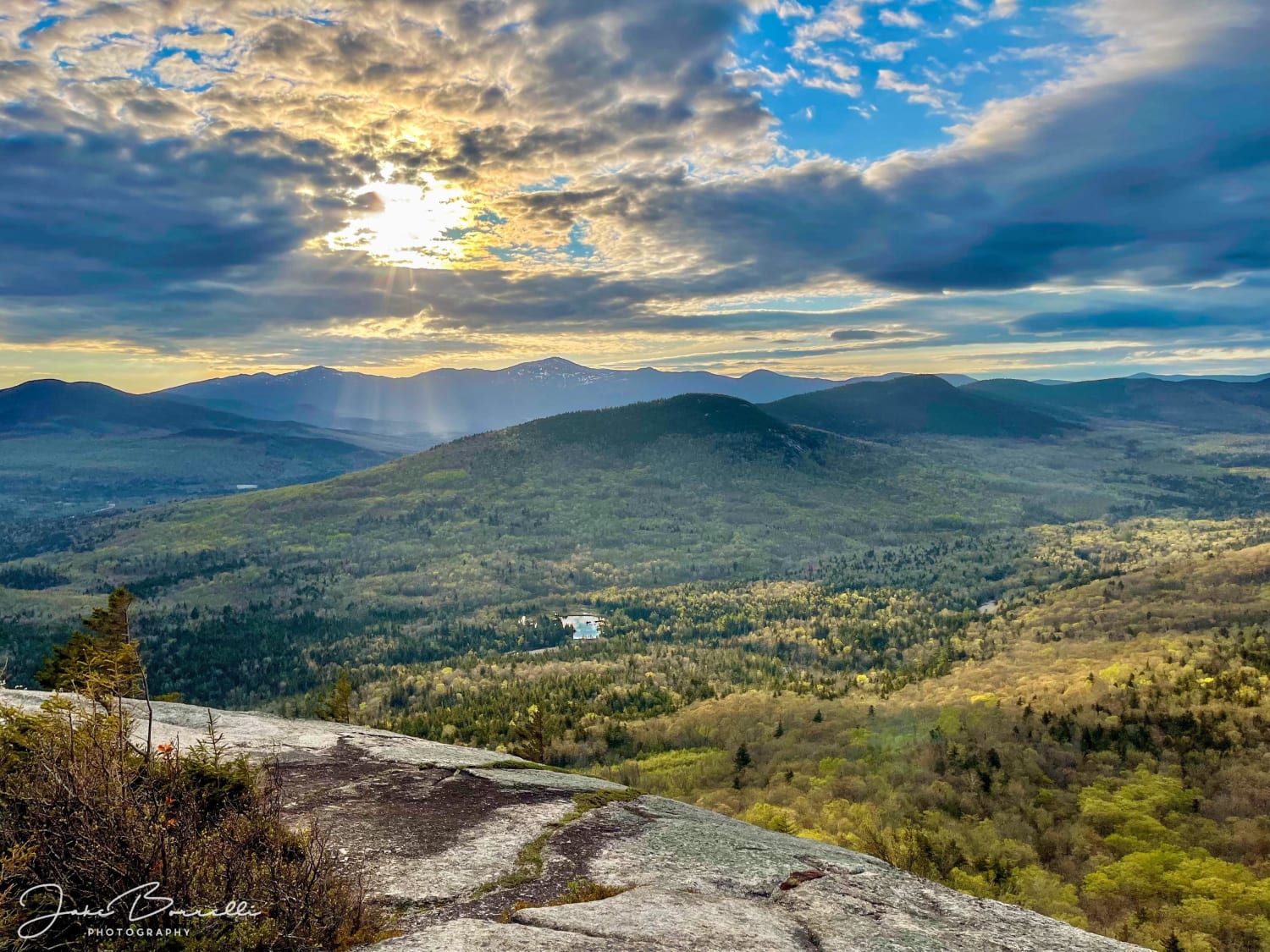 View from Middle Sugarloaf Mountain - The White Mountains, New Hampshire, USA