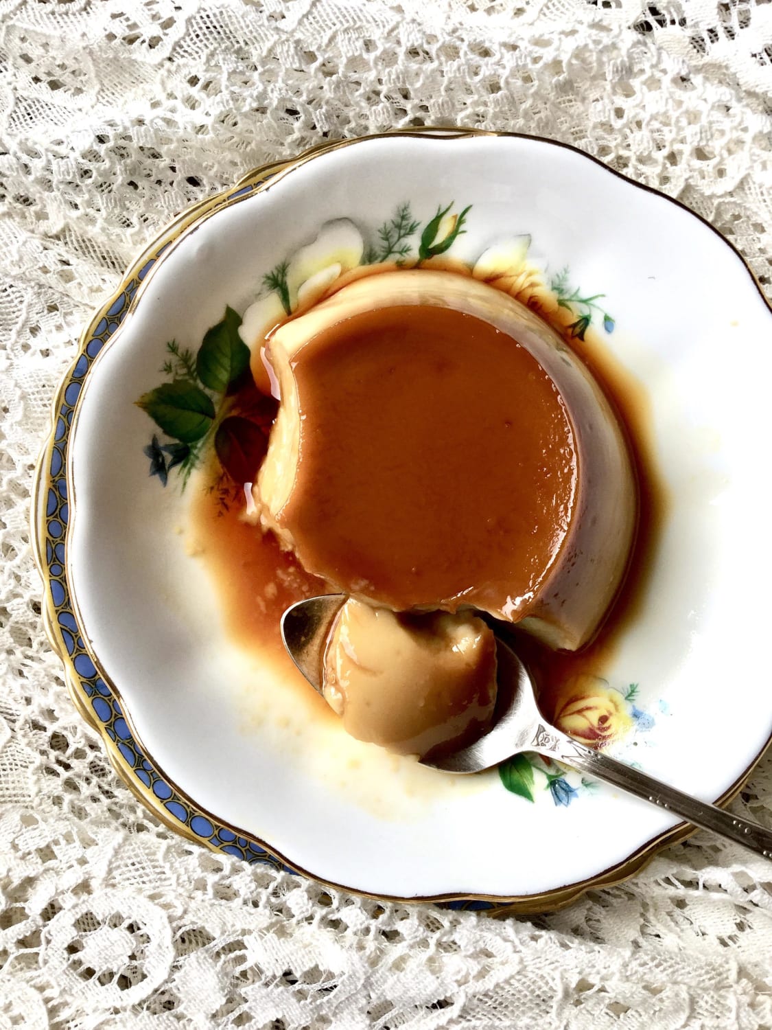 Crème caramel without the weird eggy flavour