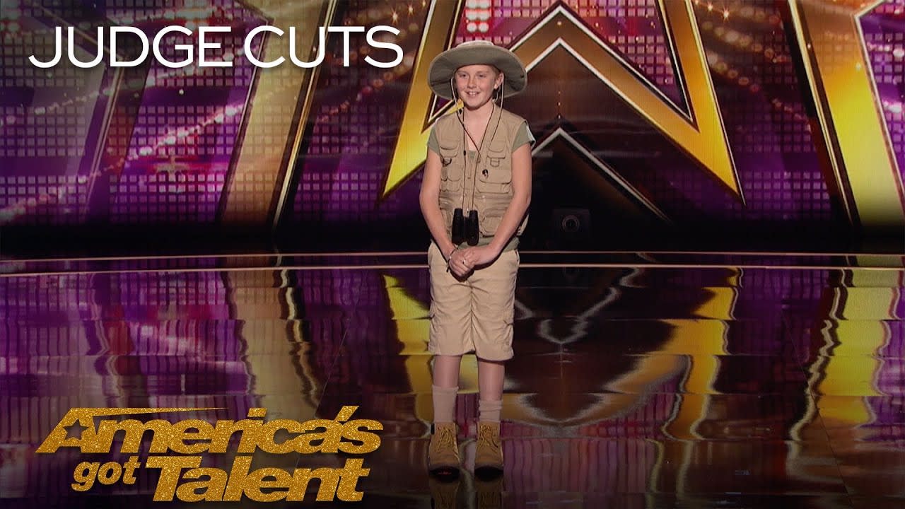 Lily Wilker: Amazing 11-Year-Old Impersonates Jungle Animals - America's Got Talent 2018