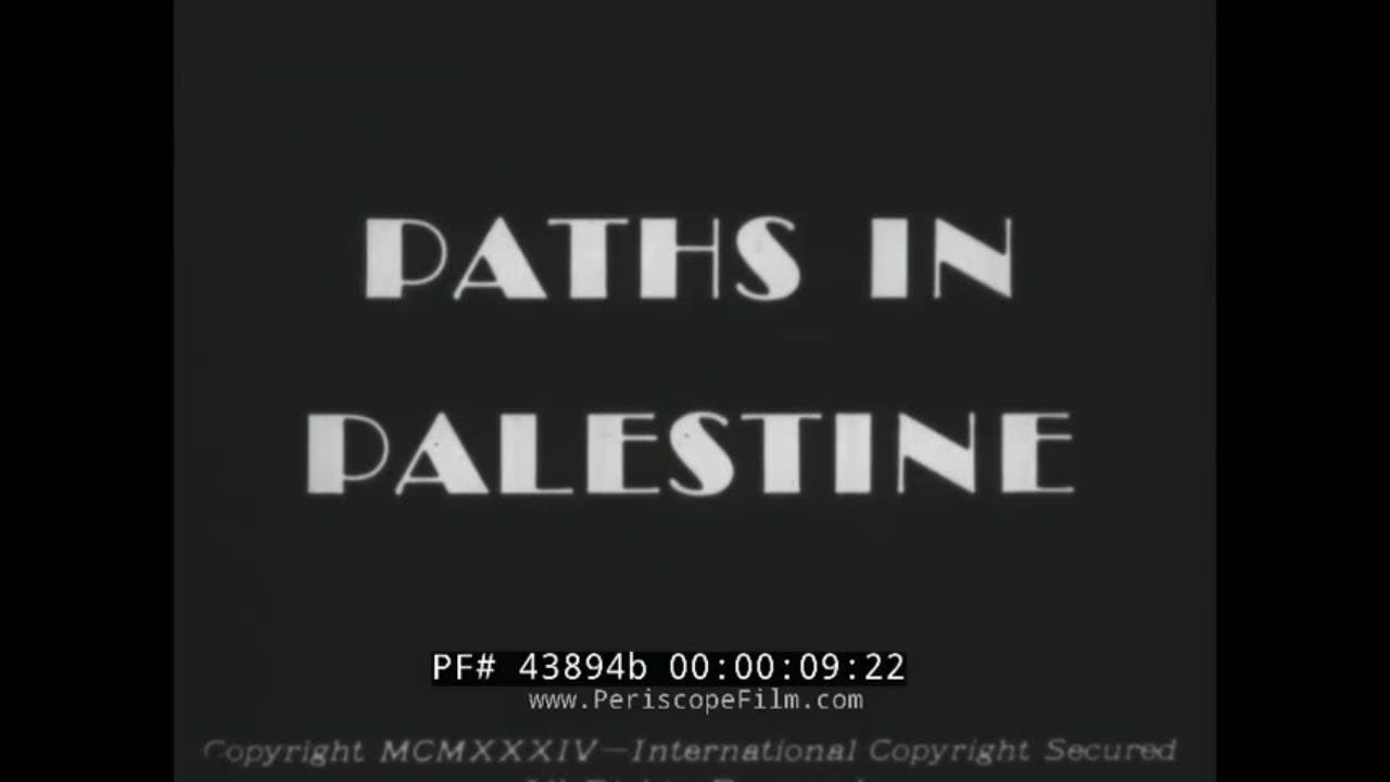 " PATHS IN PALESTINE " 1934 U.S. NAVY SAILORS VISIT HOLY LAND JERUSALEM BETHLEHEM ISRAEL 43894b