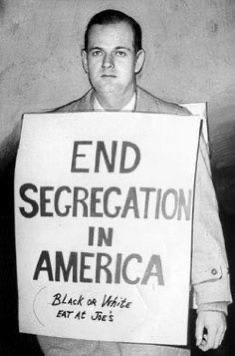 William Lewis Moore, a white postal worker from Maryland who walked to Mississippi to deliver a letter against segregation. Murdered 5 days before his birthday in 1963.