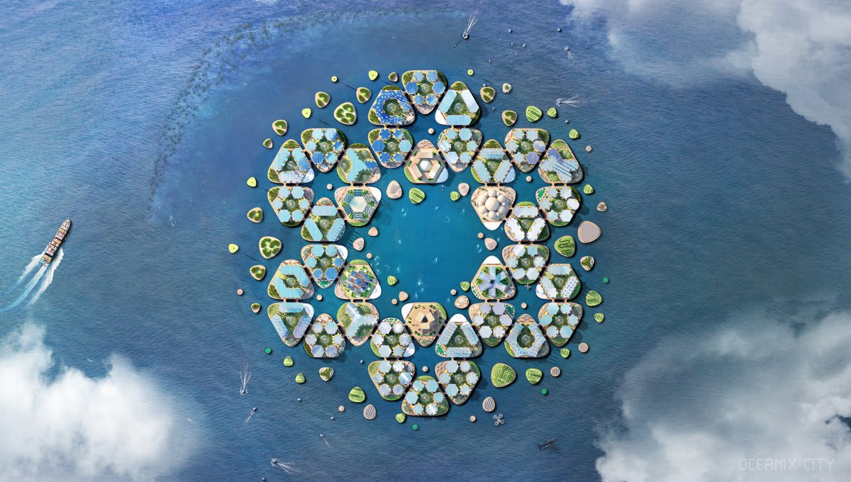 Busan to take the lead in trying on Bjarke Ingels' floating OCEANIX CITY prototype in 2025