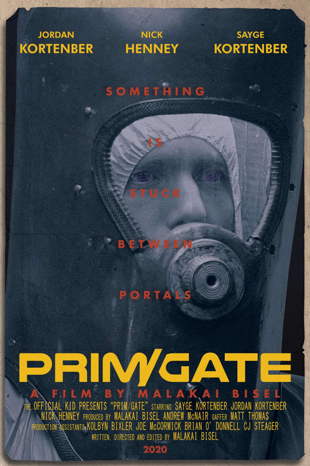 Poster I made for my sci-fi comedy short film, PRIM/GATE