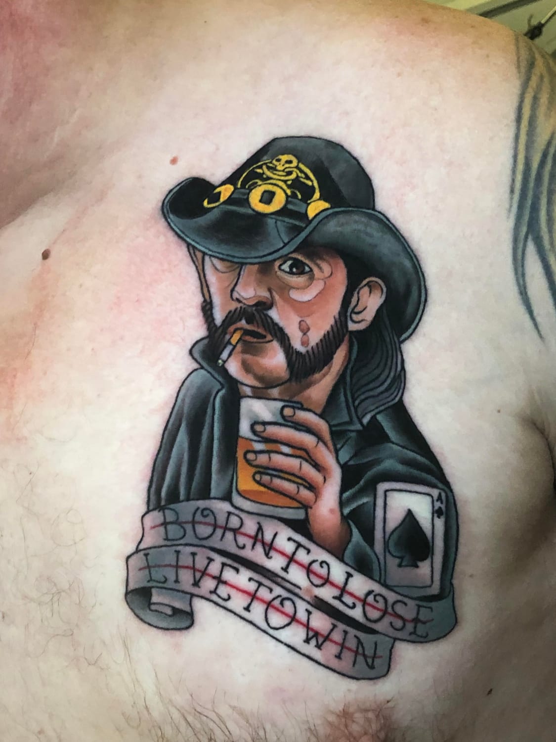 Lemmy done at bright side tattoo Copenhagen by kest234