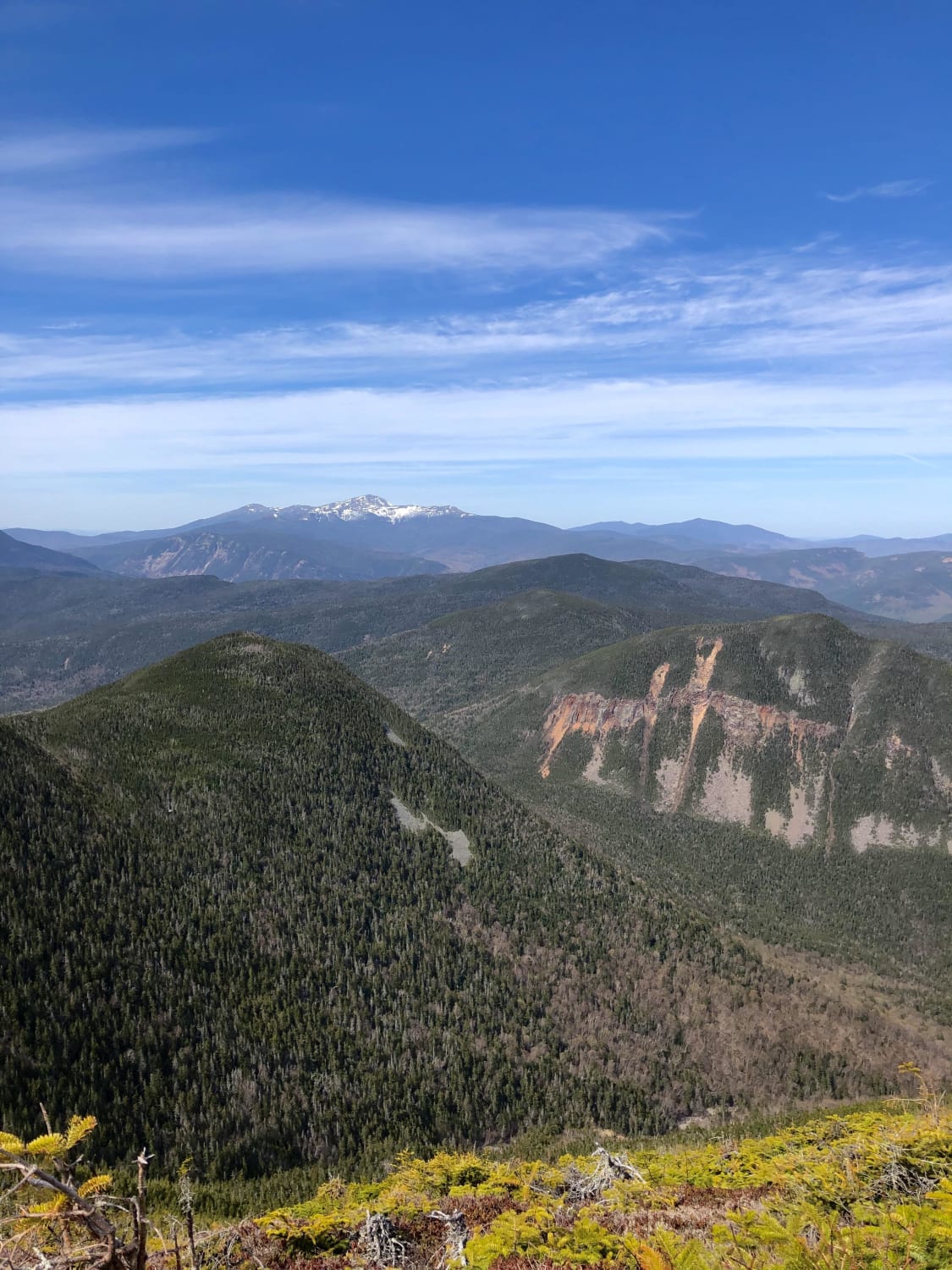 Spring has finally arrived with the White Mountains! View from Signal Ridge en route to Mount Carrigain, NH, USA.