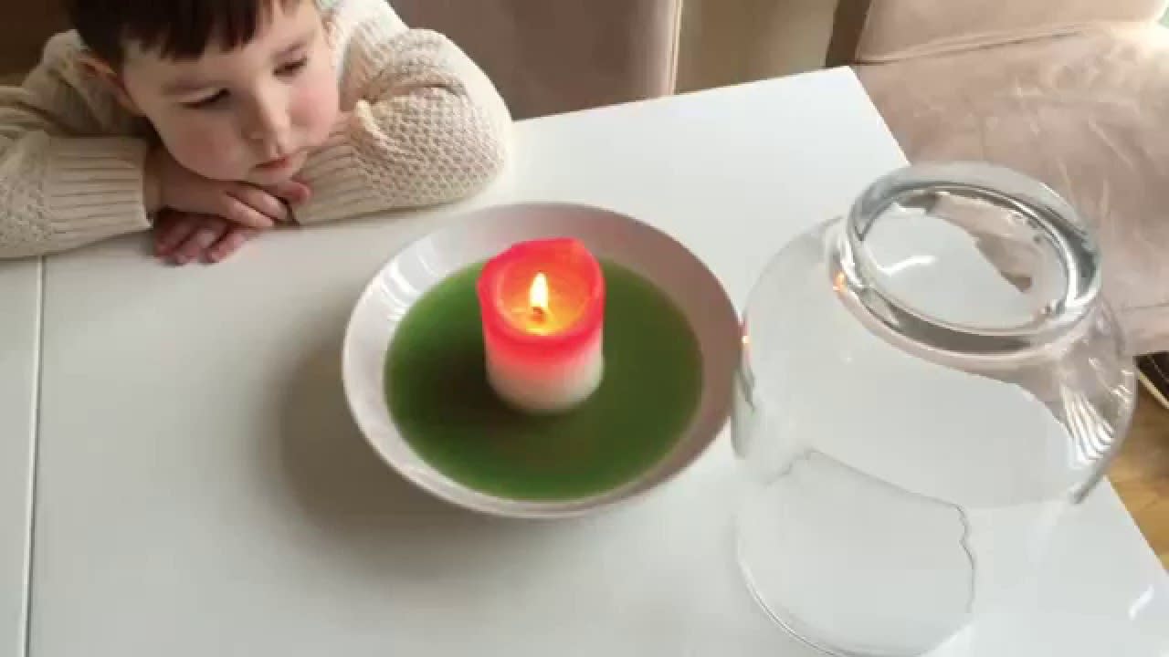 Vacuum Candle Experiment for Kids