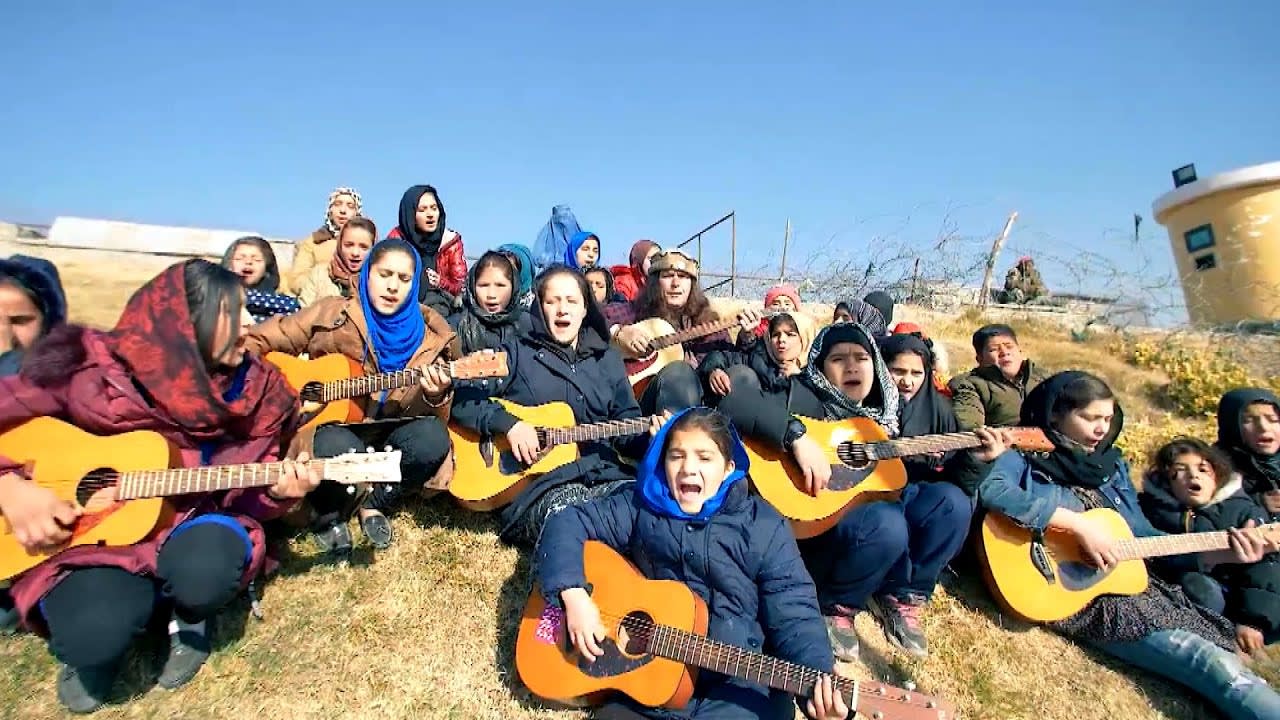 Afghan ‘Guitar Girls’ Seek Refuge From Taliban