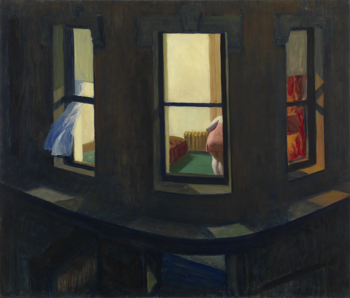 Edward Hopper’s “Night Windows” exposes the voyeuristic opportunities of the modern American city—and the contradiction it offers between access to the intimate lives of strangers and urban loneliness and isolation.