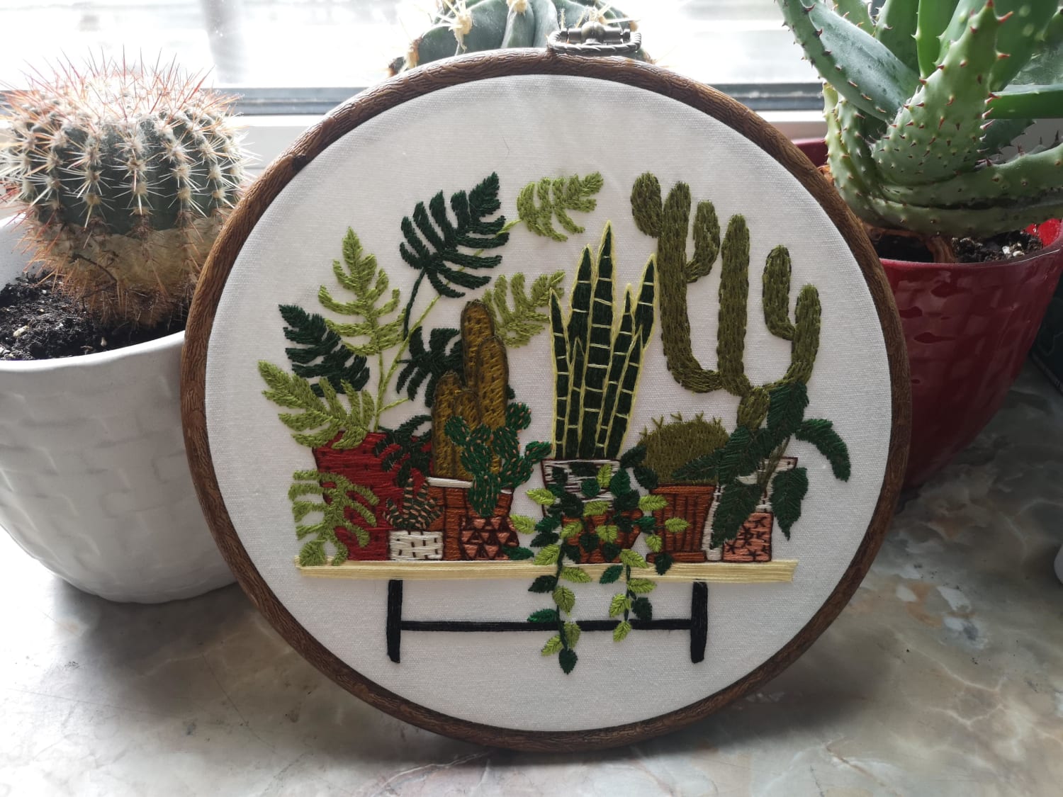 This is my first ever embroidery. Left my cross stitch comfort zone and had a great time. This was so much fun.