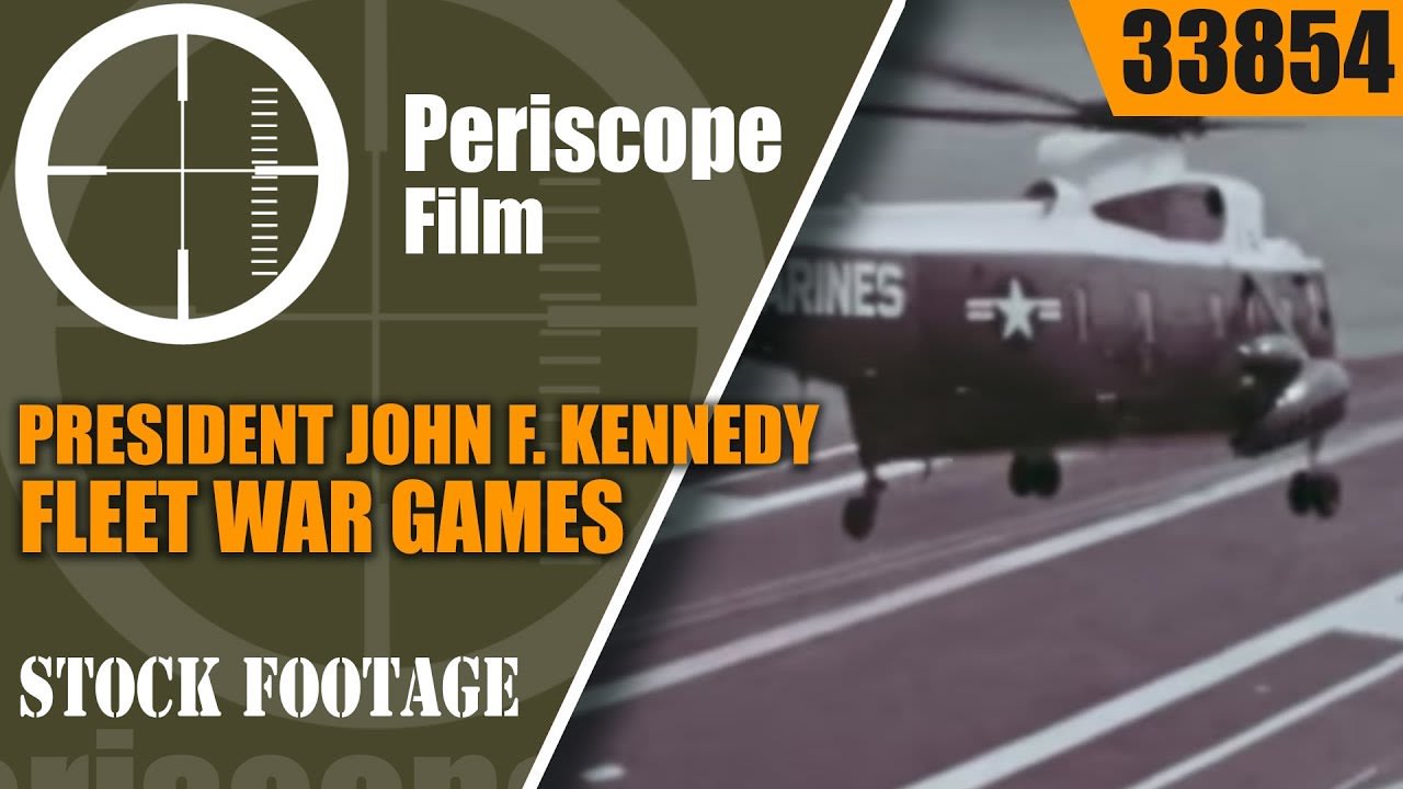 PRESIDENT JOHN F. KENNEDY USS ENTERPRISE & FLEET WAR GAMES ARRIVING JFK (Print 2) 33854