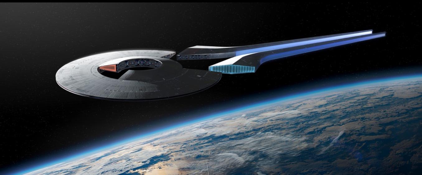 USS Thant, Friendship class (Star Trek: Discovery), art by concept artist Daniel J. Burns