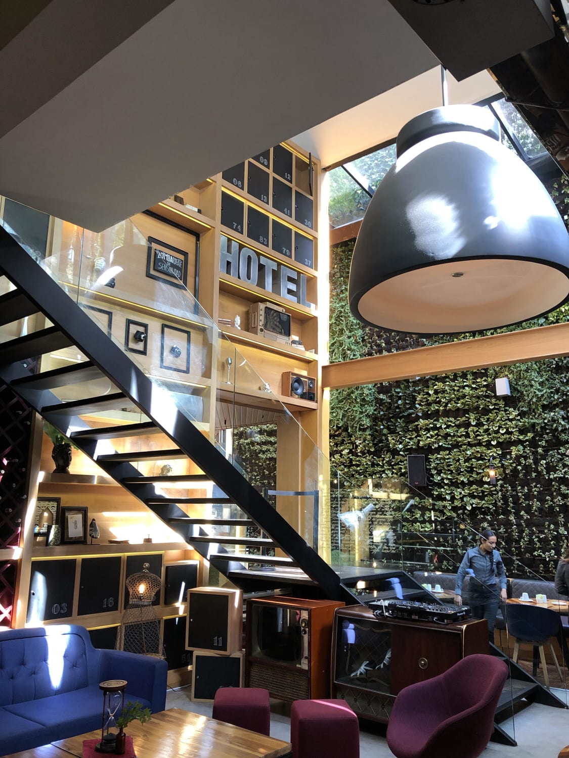 [INT] Breakfast space at the ClickClack Hotel, Bogota