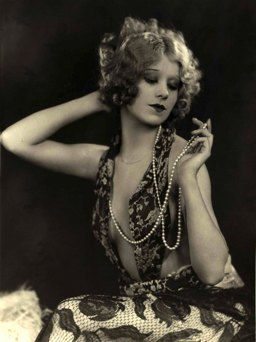 Burlesque dancer and actress Faith Bacon, billed at the peak of her career as "America's Most Beautiful Dancer", circa 1930.