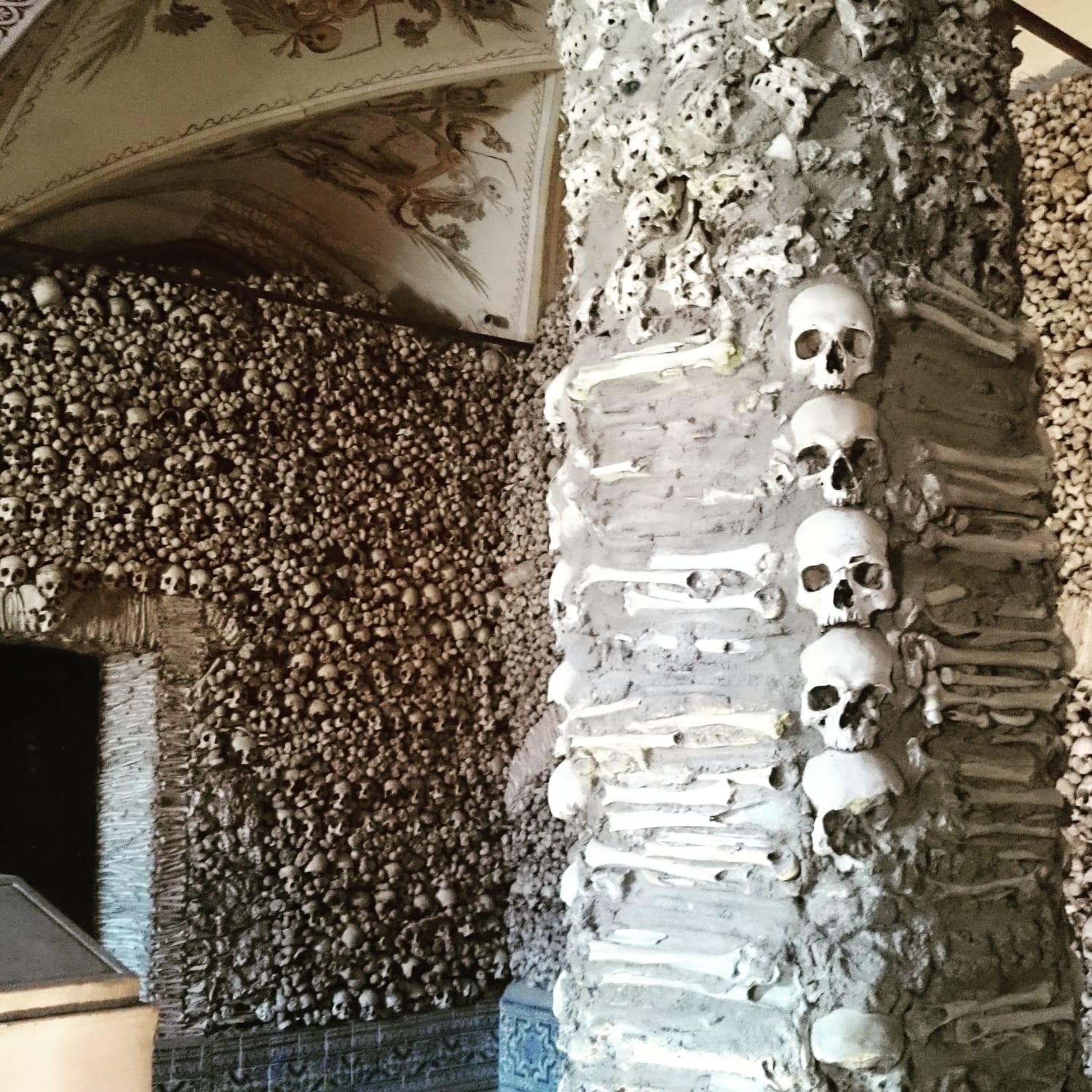 Evoria, Portugal. Chapel of bones.