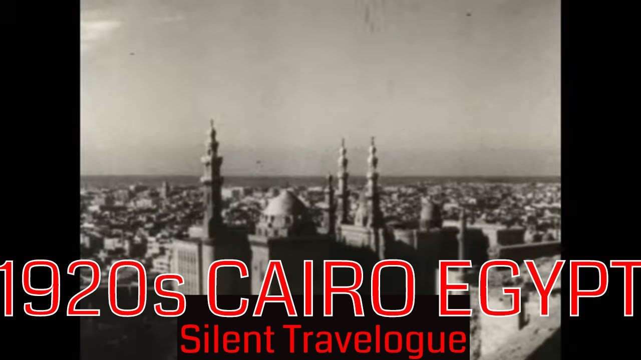 1920s TOUR OF CAIRO EGYPT NILE RIVER MOSQUES KODAK CINEGRAPH TRAVEL FILM (SILENT) 98164