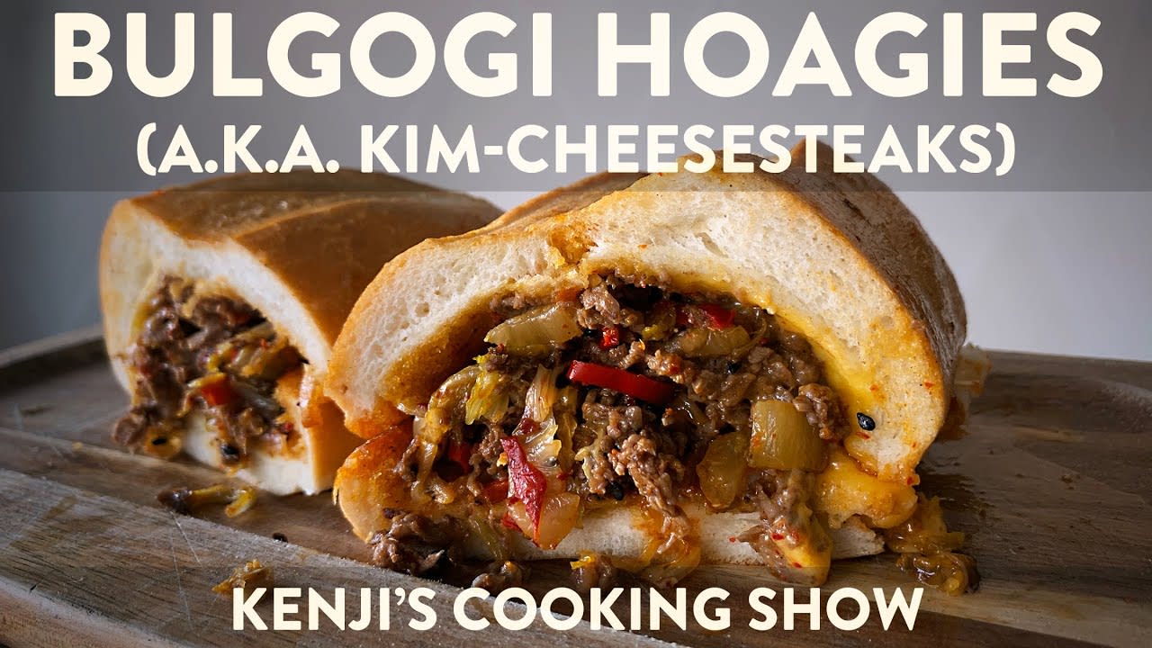 Bulgogi Hoagies (A.K.A. Kim-cheesesteaks) | Kenji's Cooking Show