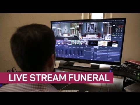 Can't make the funeral? Just watch the live stream