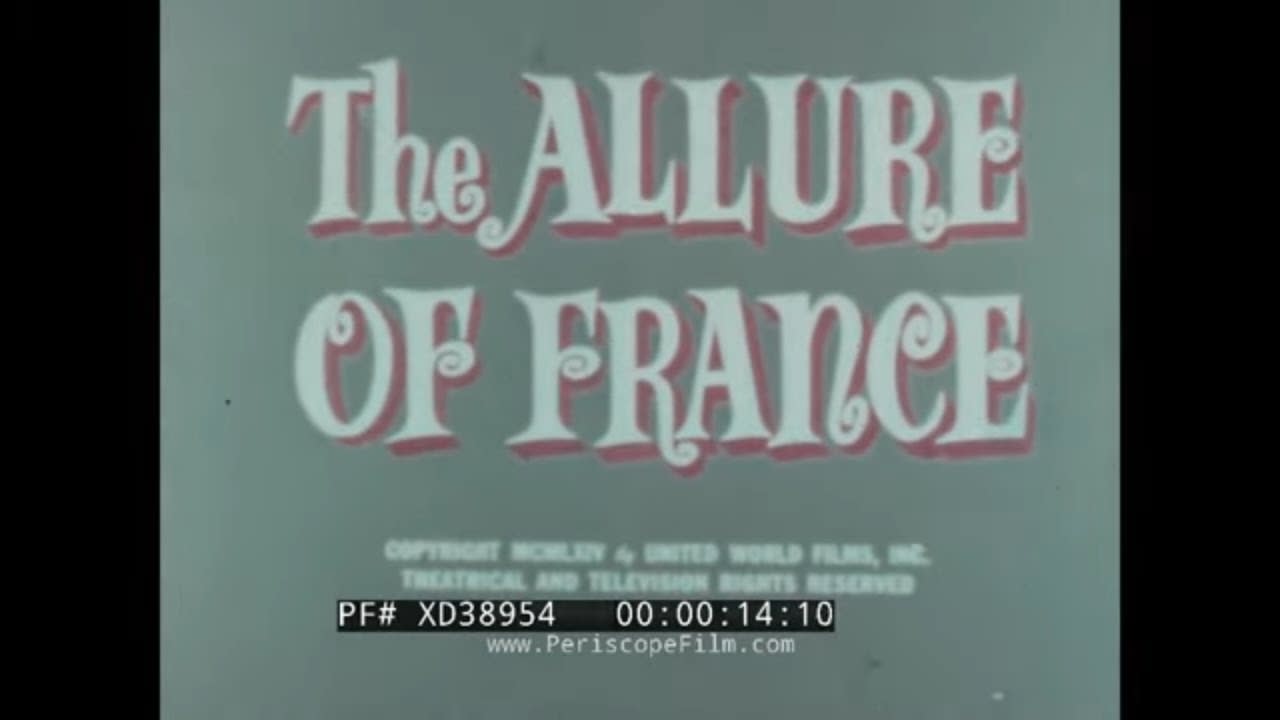 1960s FRANCE TRAVELOGUE " THE ALLURE OF FRANCE" PARIS THE ALPS CANNES MONACO XD38954