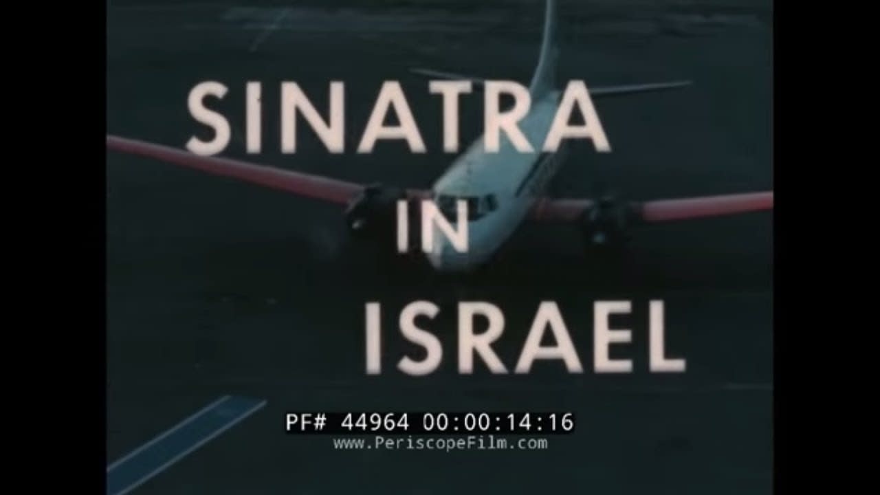 1962 VISIT OF FRANK SINATRA TO ISRAEL WORLD TOUR FOR CHILDREN 44964