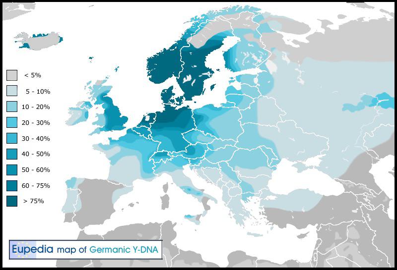 Germanic DNA in Europe