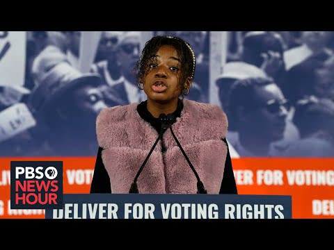 WATCH: Martin Luther King Jr.’s granddaughter, Yolanda Renee King, urges action on voting rights