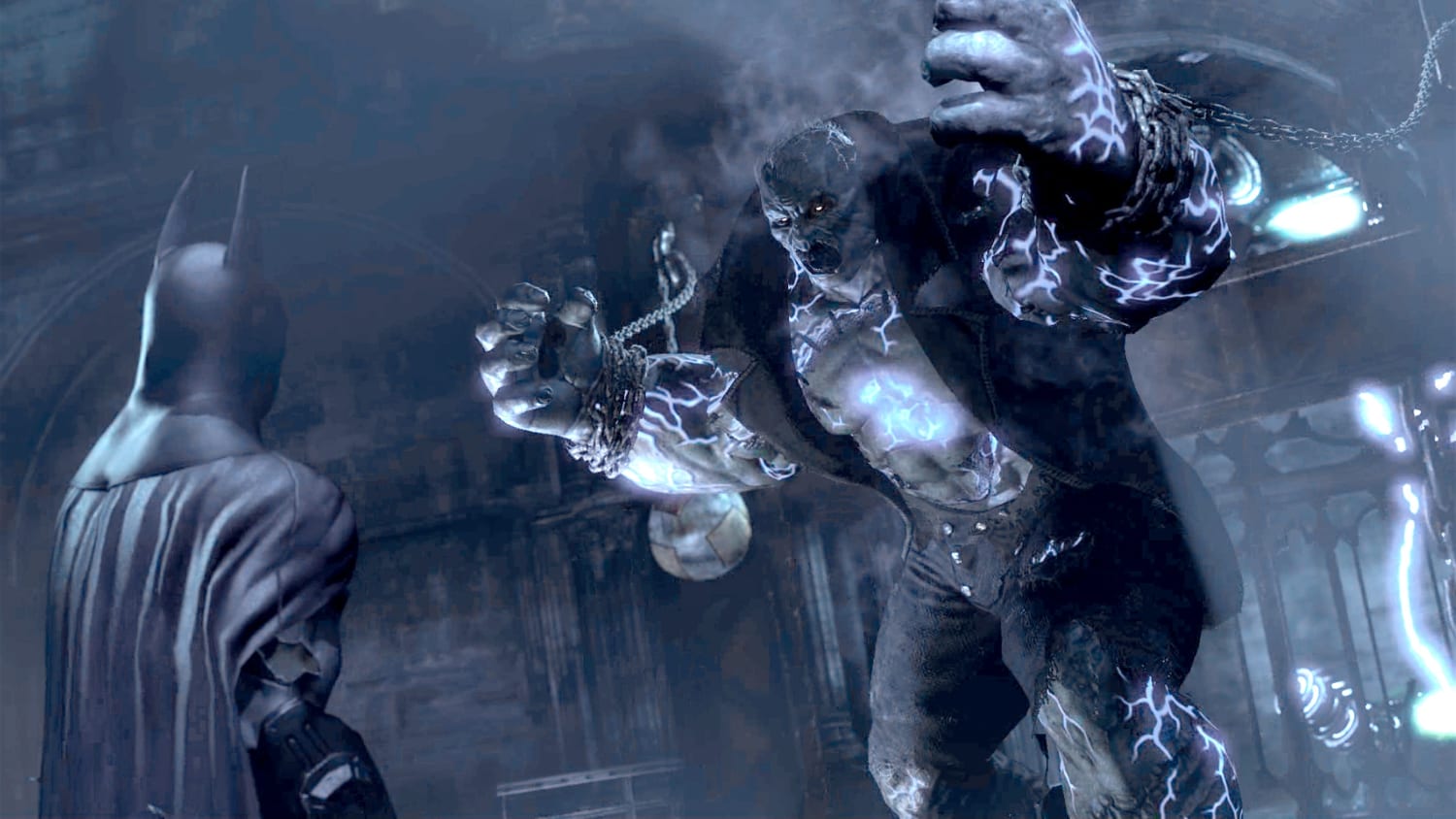 How does Batman not kill Grundy in the Arkham City fight?