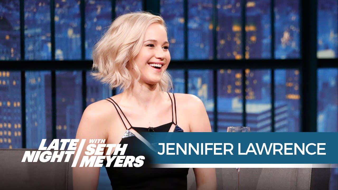 Jennifer Lawrence on Her Friendship with Amy Schumer - Late Night with Seth Meyers