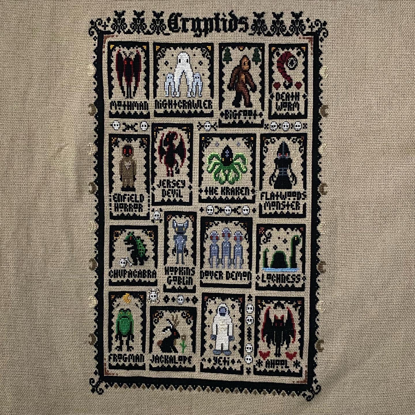 [FO] finally finished The Witchy Stitcher Cryptids Sal