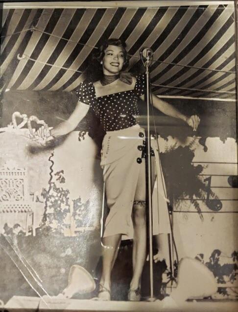 My grandma competing in Miss Arkansas sometime around the 1940s/1950s. She got second place.