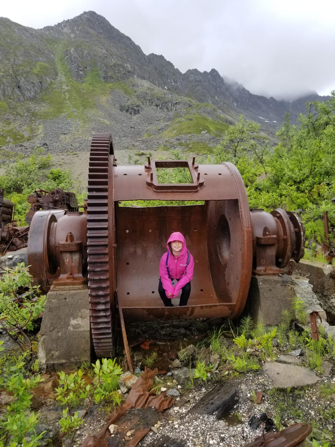 Fern Mine Ruins in Hatcher Pass, Alaska. This is very near to the beginning of the trail to climb to the Bomber wreckage that I shared previously. Links in comments to more photos and mining history.