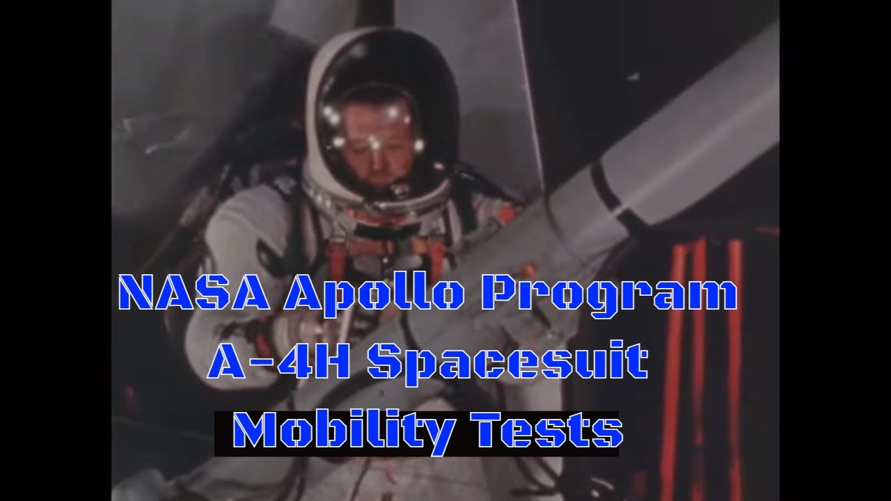 NASA OPTICAL ASTRONOMY PACKAGE (OAP) MOCK-UP A4-H SPACESUIT MOBILITY TEST FOOTAGE XD47044