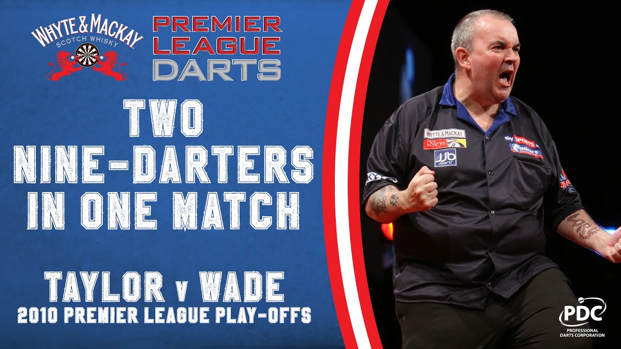 TWO NINE-DARTERS IN ONE MATCH! | Taylor v Wade | 2010 Premier League Final