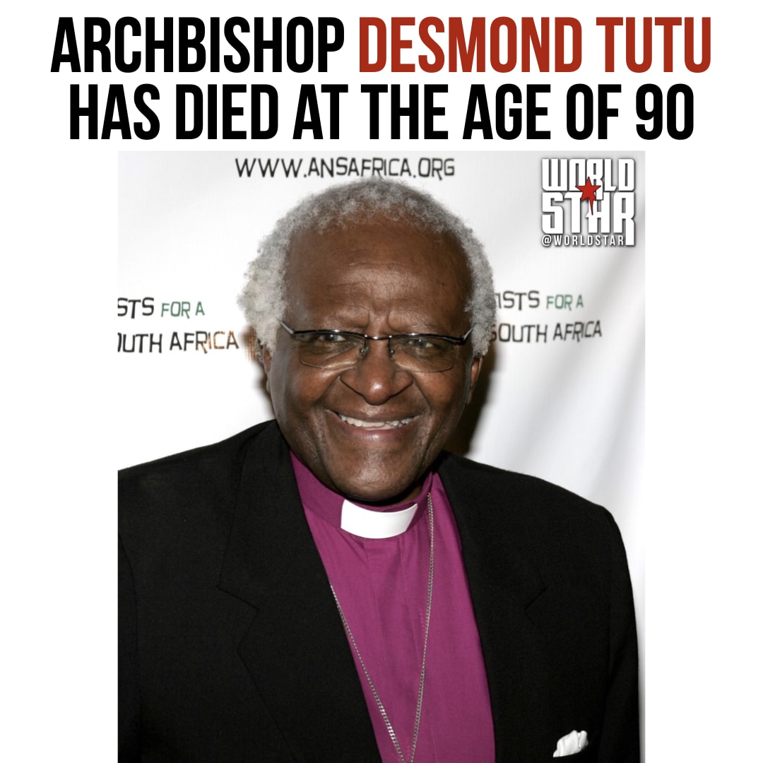 According to reports, Archbishop DesmondTutu, a leader in ending the apartheid in South Africa and Nobel Peace Prize winner, has died at the age of 90. Our thoughts and prayers are with his family and friends.