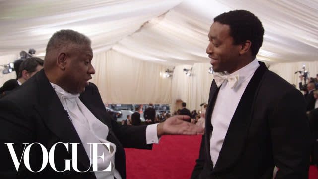 Chiwetel Ejiofor at the 2014 Met Gala - The Dresses of Charles James - Vogue